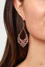 Load image into Gallery viewer, Sentimental Setting - Rose Gold Earrings