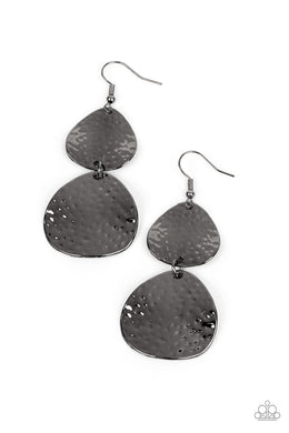 Bait and Switch - Black Gunmetal Earrings