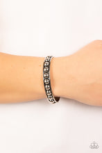 Load image into Gallery viewer, Clear as STUD - Silver Bracelet