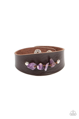 Colorful Canyoneer - Purple Snap Bracelet