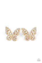Load image into Gallery viewer, Smooth Like FLUTTER - Gold Post Earrings