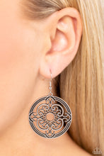 Load image into Gallery viewer, Mandala Meditation - Silver Earrings