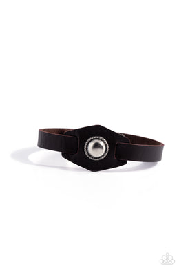 Bronx Bronco - Brown Snap Bracelet