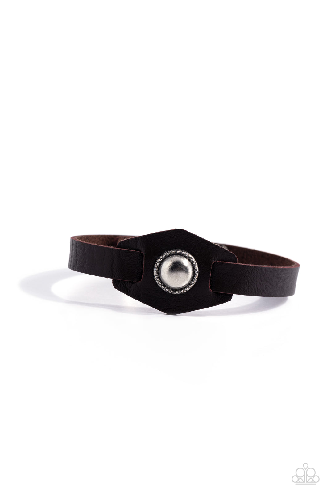 Bronx Bronco - Brown Snap Bracelet