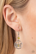 Load image into Gallery viewer, Fabulous Flutter - Yellow Earrings