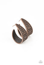 Load image into Gallery viewer, Marketplace Mixer - Copper Hoop Earrings