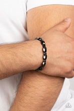 Load image into Gallery viewer, Magnetic Mantra - Black Gunmetal Bracelet
