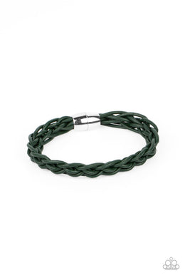 Cattle Ranch - Green Magnetic Closure Bracelet