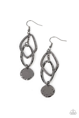 Nothing but CHIME - Black Gunmetal Earrings