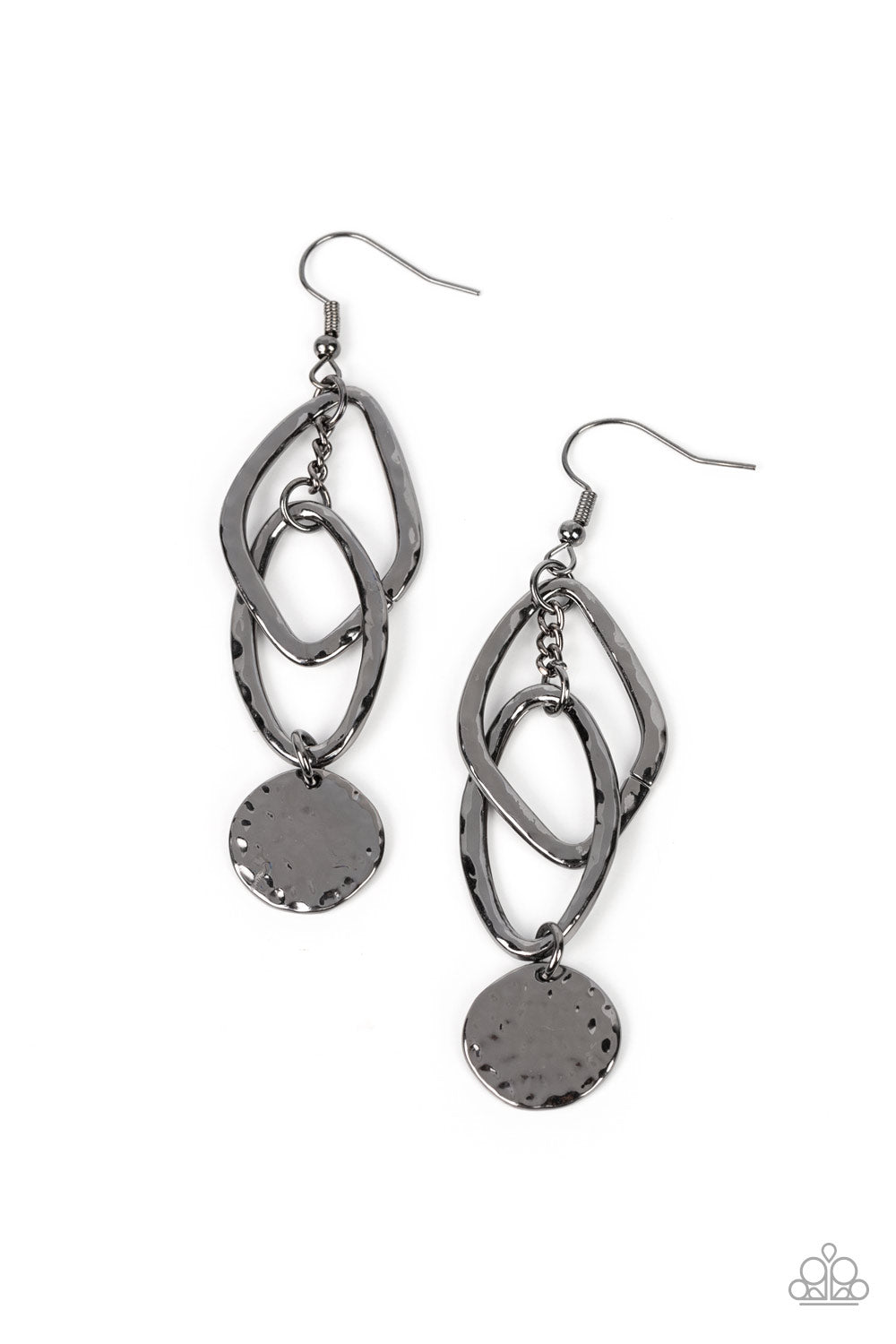 Nothing but CHIME - Black Gunmetal Earrings