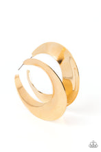 Load image into Gallery viewer, Power Curves - Gold Hoop Earrings