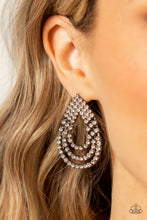 Load image into Gallery viewer, Take a POWER Stance - Black Gunmetal Post Earrings