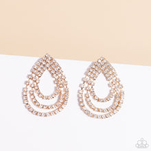 Load image into Gallery viewer, Take a POWER Stance - Gold Post Earrings