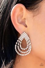 Load image into Gallery viewer, Take a POWER Stance - White Post Earrings