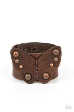 Butterfly Farm - Copper Snap Bracelet