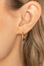 Load image into Gallery viewer, Small-Scale Shimmer - Gold Hoop Earrings