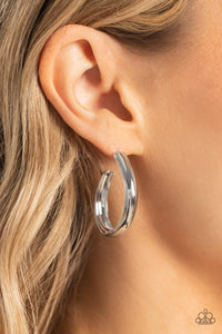 Champion Curves - Silver Earrings