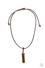 Load image into Gallery viewer, Comes Back ZEN-fold - Brown Necklace