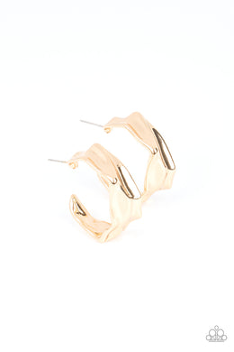Cutting Edge Couture - Gold Earrings