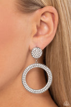 Load image into Gallery viewer, GLOW You Away - White Post Earrings