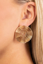 Load image into Gallery viewer, COIL Over - Gold Post Earrings