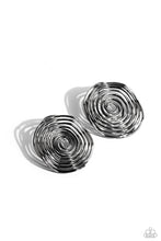 Load image into Gallery viewer, COIL Over - Black Gunmetal Post Earrings