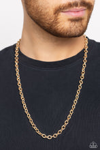 Load image into Gallery viewer, Its GOAL Time - Gold Necklace