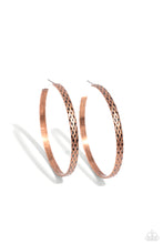 Load image into Gallery viewer, HOOP-De-Do - Copper Hoop Earrings