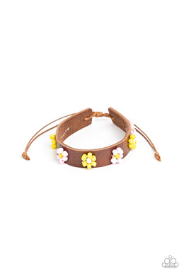 Flowery Frontier - Pink Sliding Knot Bracelet