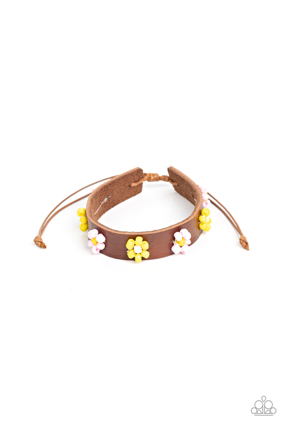 Flowery Frontier - Pink Sliding Knot Bracelet