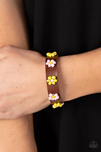 Flowery Frontier - Pink Sliding Knot Bracelet