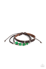 Load image into Gallery viewer, Amplified Aloha - Green Sliding Knot Bracelet