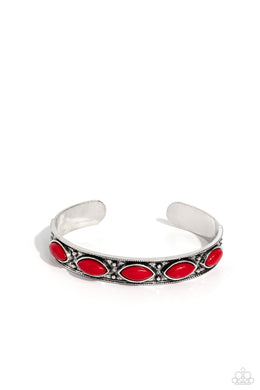 Out in the Boonies - Red Bracelet