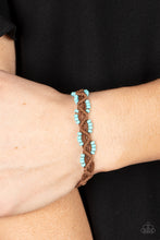 Load image into Gallery viewer, Cast a Wide Net - Blue Sliding Knot Bracelet