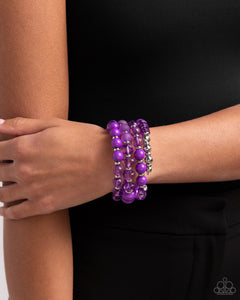 Colorful Charade - Purple Bracelet