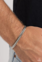 Load image into Gallery viewer, Cable Train - Silver Bracelet
