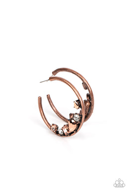 Attractive Allure - Copper Earrings