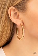 Load image into Gallery viewer, Learning Curve - Gold Hoop Earrings