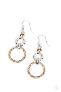 Bauble Bliss - Brown Earrings