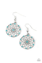 Load image into Gallery viewer, Springtime Salutations - Blue Earrings