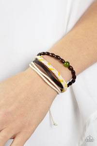 Hipster Hideaway - Green Sliding Knot Bracelet