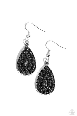 Rural Replica - Black Earrings
