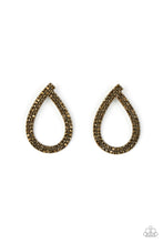 Load image into Gallery viewer, Diva Dust - Brass Post Earrings