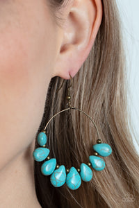 Canyon Quarry - Brass Earrings