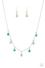 Load image into Gallery viewer, Carefree Charmer - Green Necklace