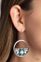 Load image into Gallery viewer, Sandstone Prairie - Blue Earrings