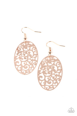 Secret Orchards - Rose Gold Earrings