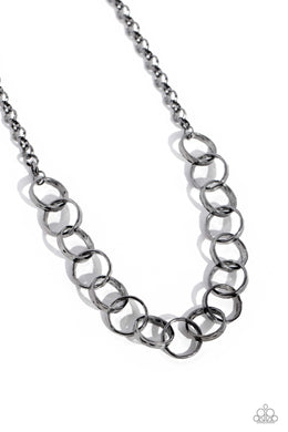 Metro Medley - Black Gunmetal Necklace