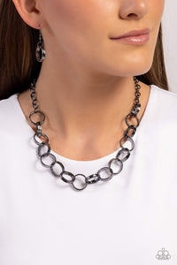 Metro Medley - Black Gunmetal Necklace