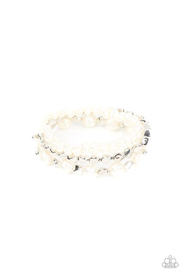 Shoreside Soiree - White Bracelets